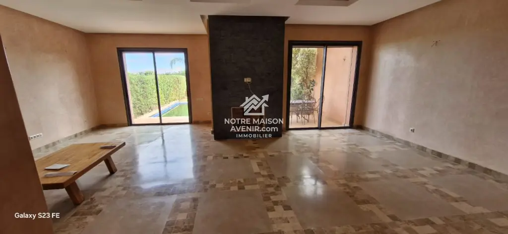 Une villa à vendre sur résidence golfique